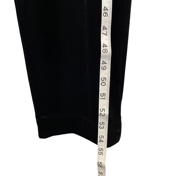 FRENCH CONNECTION JUMPSUIT MARIE STINA VELVET V-NECK SIZE 10 BLACK POCKETS NWT - Picture 15 of 15